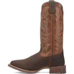 'Laredo' Men's 13" Odie Western Square Toe - Dark Brown -Outdoor Clothing Shop 7961 shdw 3 1024x1024@2x