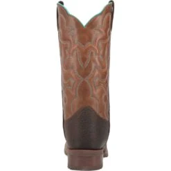 'Laredo' Men's 13" Odie Western Square Toe - Dark Brown -Outdoor Clothing Shop 7961 shdw 4 1024x1024@2x