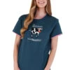 'Lazy One' Women's Moody In The Morning PJ Tee - Teal