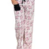 'Lazy One' Women's Hogs & Kisses PJ Pant - Pink