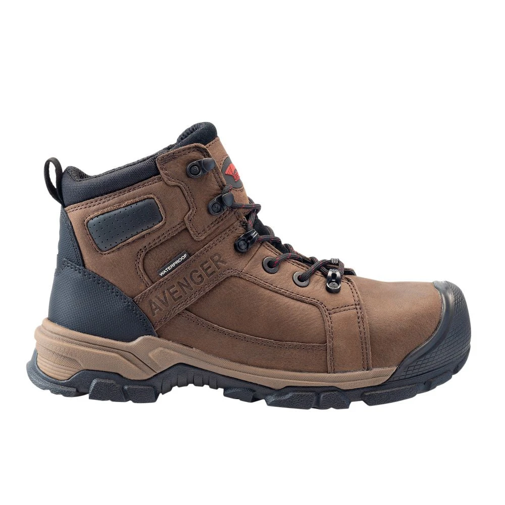 'Avenger' Men's Ripsaw EH PR WP Alloy Toe Hiker - Brown 6 'Avenger' Men's Ripsaw EH PR WP Alloy Toe Hiker - Brown - Image 6