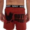 'Lazy One' Men's Butt Nugget Boxer - Brick Red