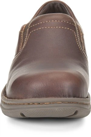 'Carolina' Men's BLVD 2.0 Aluminum Toe ESD Slip On - Brown 3 'Carolina' Men's BLVD 2.0 Aluminum Toe ESD Slip On - Brown - Image 3