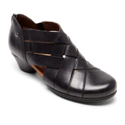 'Cobb Hill' Women's Laurel Woven Bootie - Black -Outdoor Clothing Shop CI6228 MAIN S 1024x1024@2x