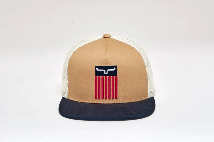 'Kimes Ranch' Men's Cody Trucker Cap - Work Wear Brown 1 'Kimes Ranch' Men's Cody Trucker Cap - Work Wear Brown