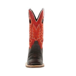 'Durango' Men's 13" Rebel Pro Western Square Toe - Chestnut / Crimson -Outdoor Clothing Shop DDB0222 front 1024x1024@2x