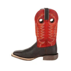 'Durango' Men's 13" Rebel Pro Western Square Toe - Chestnut / Crimson -Outdoor Clothing Shop DDB0222 instep profile 1024x1024@2x