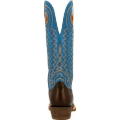 'Durango' Men's 15" Rebel Pro Western Saddle Boot - Chestnut / Brilliant Blue 10 'Durango' Men's 15" Rebel Pro Western Saddle Boot - Chestnut / Brilliant Blue -Outdoor Clothing Shop DDB0337 back 1024x1024@2x