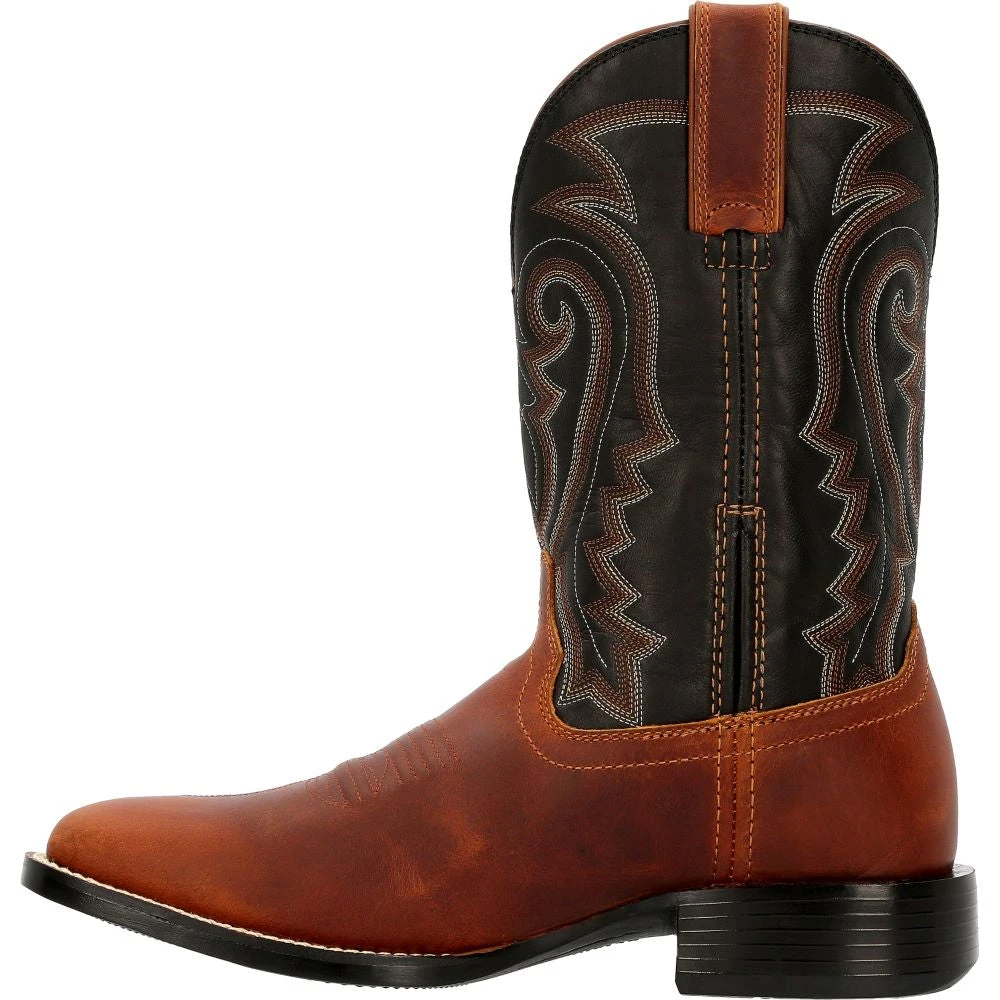 'Durango' Men's 11" Westward Square Toe - Brown/Black 6 'Durango' Men's 11" Westward Square Toe - Brown/Black - Image 6