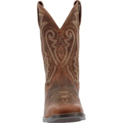 'Durango' Men's 11" Westward Square Toe - PRAIRIE BROWN -Outdoor Clothing Shop DDB0342 front 1024x1024@2x