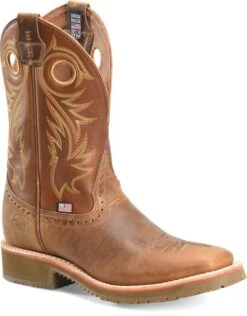 'Double H' Men's 11" Andrew EH Western Wide Square Toe Roper - Tan 7 'Double H' Men's 11" Andrew EH Western Wide Square Toe Roper - Tan -Outdoor Clothing Shop DH4565 500xauto 1024x1024@2x