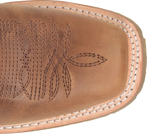 'Double H' Men's 11" Andrew EH Western Wide Square Toe Roper - Tan 2 'Double H' Men's 11" Andrew EH Western Wide Square Toe Roper - Tan - Image 2