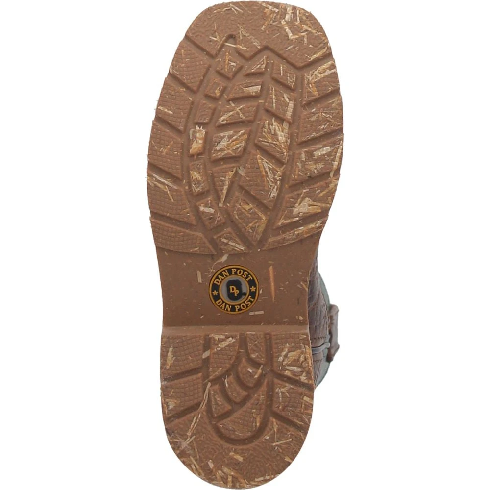 'Dan Post' Children's 8" Lil' Bisbee Western Square Toe - Brown / Blue 3 'Dan Post' Children's 8" Lil' Bisbee Western Square Toe - Brown / Blue - Image 3
