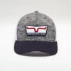 'Kimes Ranch' Men's Extra Crunchy Trucker Cap - Grey Heather