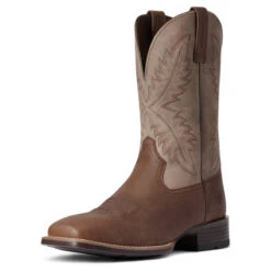 'Ariat' Men's Rawly Ultra Square Toe - Brown 9 'Ariat' Men's Rawly Ultra Square Toe - Brown -Outdoor Clothing Shop F21 MNS WEST 10038370 3 4 front 1024x1024@2x