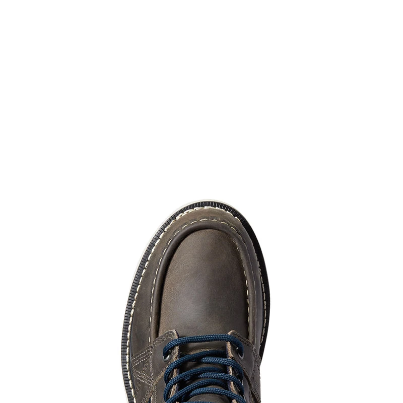 'Ariat' Women's 6" Rebar Wedge Moc Toe WP Soft Toe - Steel Grey 2 'Ariat' Women's 6" Rebar Wedge Moc Toe WP Soft Toe - Steel Grey - Image 2