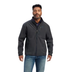 'Ariat' Men's Logo 2.0 Patriot Softshell Water Resistant Jacket - Charcoal 7 'Ariat' Men's Logo 2.0 Patriot Softshell Water Resistant Jacket - Charcoal -Outdoor Clothing Shop F22 MNS WEST 10041439 front 1024x1024@2x