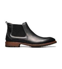 'Florsheim' Men's Lodge Plain Toe Gore Boot - Black Crazy Horse -Outdoor Clothing Shop Florsheim Fall 2020 14285 010 ALT 2 1024x1024@2x