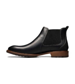 'Florsheim' Men's Lodge Plain Toe Gore Boot - Black Crazy Horse -Outdoor Clothing Shop Florsheim Fall 2020 14285 010 ALT 4 1024x1024@2x