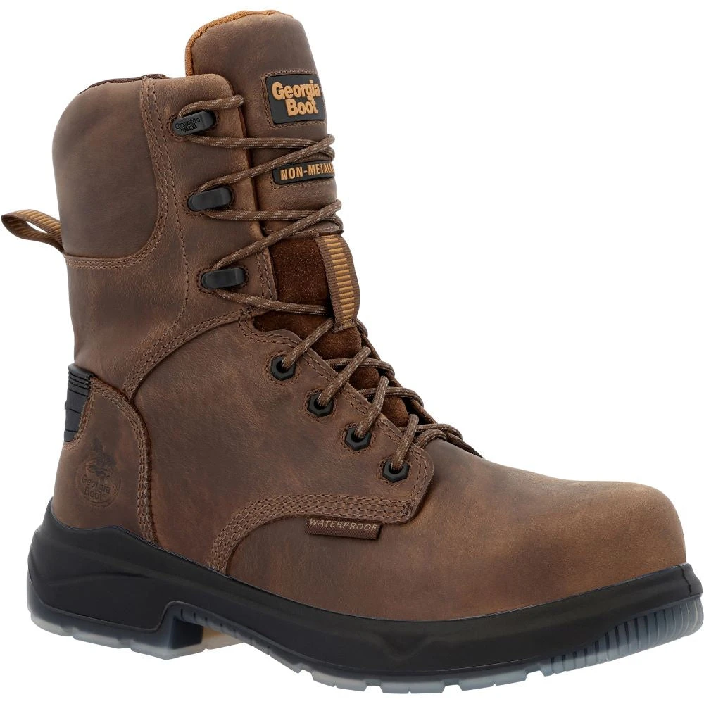'Georgia Boot' Men's 8" FLXpoint Ultra EH WP Comp Toe - Brown 6 'Georgia Boot' Men's 8" FLXpoint Ultra EH WP Comp Toe - Brown - Image 6
