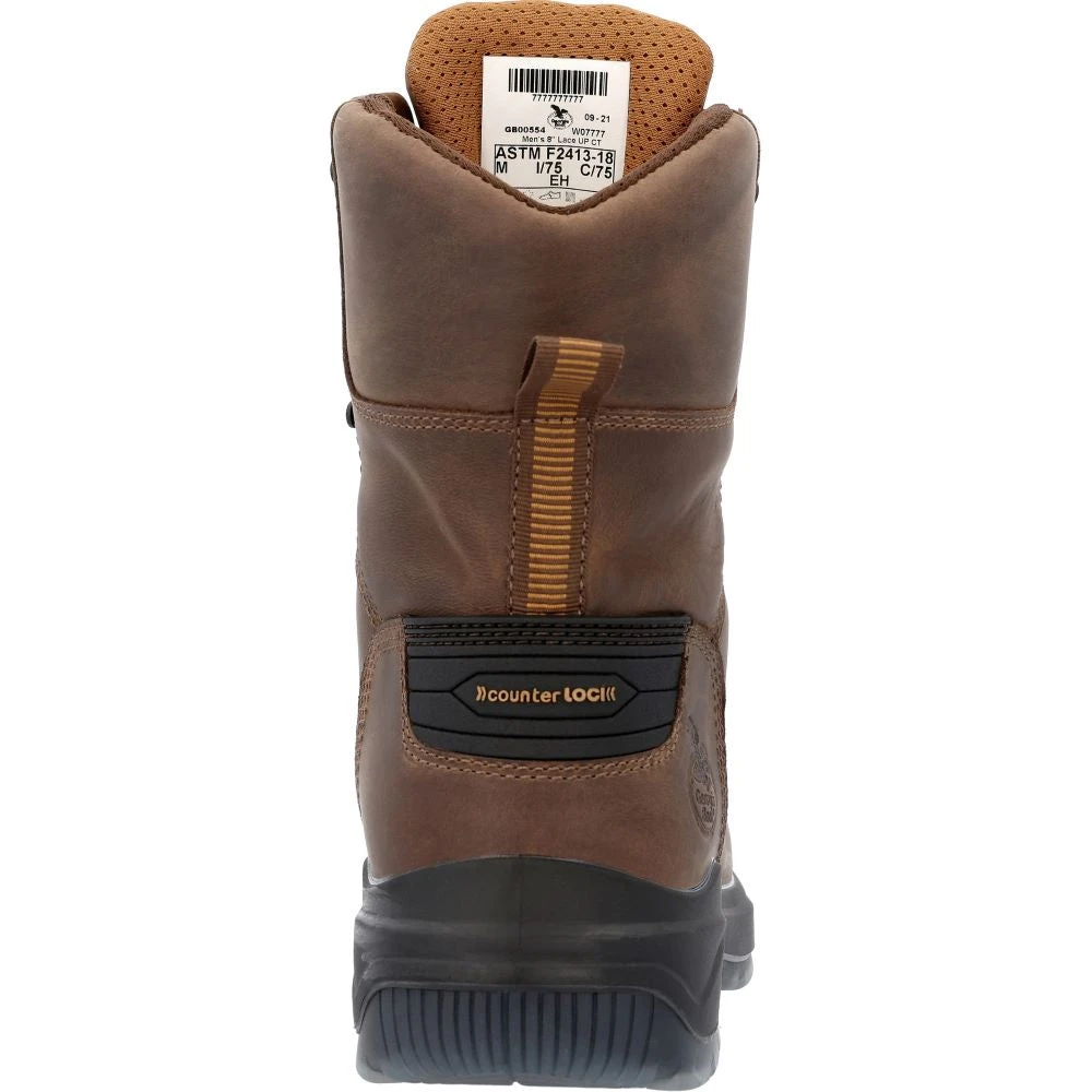 'Georgia Boot' Men's 8" FLXpoint Ultra EH WP Comp Toe - Brown 5 'Georgia Boot' Men's 8" FLXpoint Ultra EH WP Comp Toe - Brown - Image 5