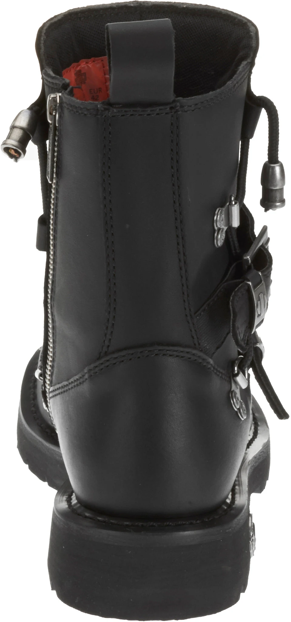'Harley Davidson' Men's 6" Distortion Skull Zip Boot - Black 7 'Harley Davidson' Men's 6" Distortion Skull Zip Boot - Black - Image 7