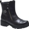 'Harley Davidson' Women's 5.5" Amherst Pull On Side Zip - Black