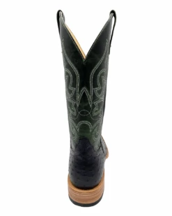 'Anderson Bean' Men's 13" HorsePower Top Hand Full Quill Ostrich - Black / Emerald Explosion 10 'Anderson Bean' Men's 13" HorsePower Top Hand Full Quill Ostrich - Black / Emerald Explosion -Outdoor Clothing Shop HP80045 1024x1024@2x