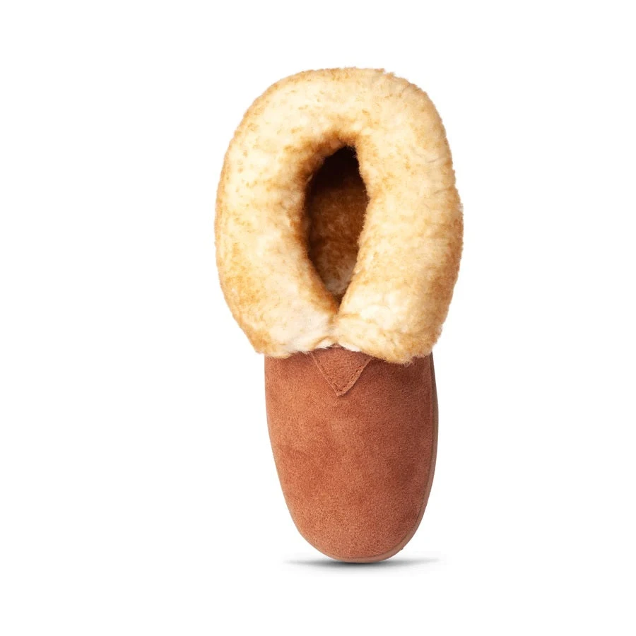 'Old Friend Footwear' Men's Bootee Slipper - Chestnut 2 'Old Friend Footwear' Men's Bootee Slipper - Chestnut - Image 2