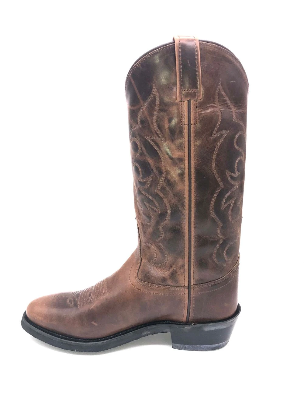 'Old West' Men's 13" Western Narrow Round Toe - Brown 5 'Old West' Men's 13" Western Narrow Round Toe - Brown - Image 5