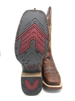 'Tanner Mark' Men's 13" Western Square Toe - Orange (Tan) / Marble Orix -Outdoor Clothing Shop IMG 3260 1024x1024@2x