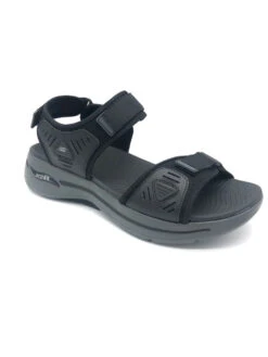 'Skechers' Men's GOwalk Arch Fit Sandal - Black / Charcoal -Outdoor Clothing Shop IMG 3456 1024x1024@2x
