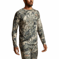 'Sitka' Core Lightweight Crew Shirt - Big Game : Optifade Open Country