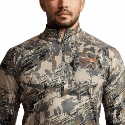 'Sitka' Men's Core Midweight Zip T-Shirt - Big Game : Optifade Open Country -Outdoor Clothing Shop Img SITKA BG 2021 10068 OB Mens Core Midweight Zip T LS Optifade Open Country 592p Studio 1999 1024x1024@2x