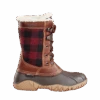 'Baffin' Women's Jasper Insulated WP Boot - Red / Black Plaid