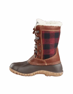 'Baffin' Women's Jasper Insulated WP Boot - Red / Black Plaid -Outdoor Clothing Shop JASPER RAF MEDIAL 1024x1024@2x