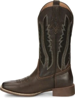 'Justin Brands' Women's 12" Jaycie Western Square Toe - Brown -Outdoor Clothing Shop JST 009 GY2971 1024x1024@2x