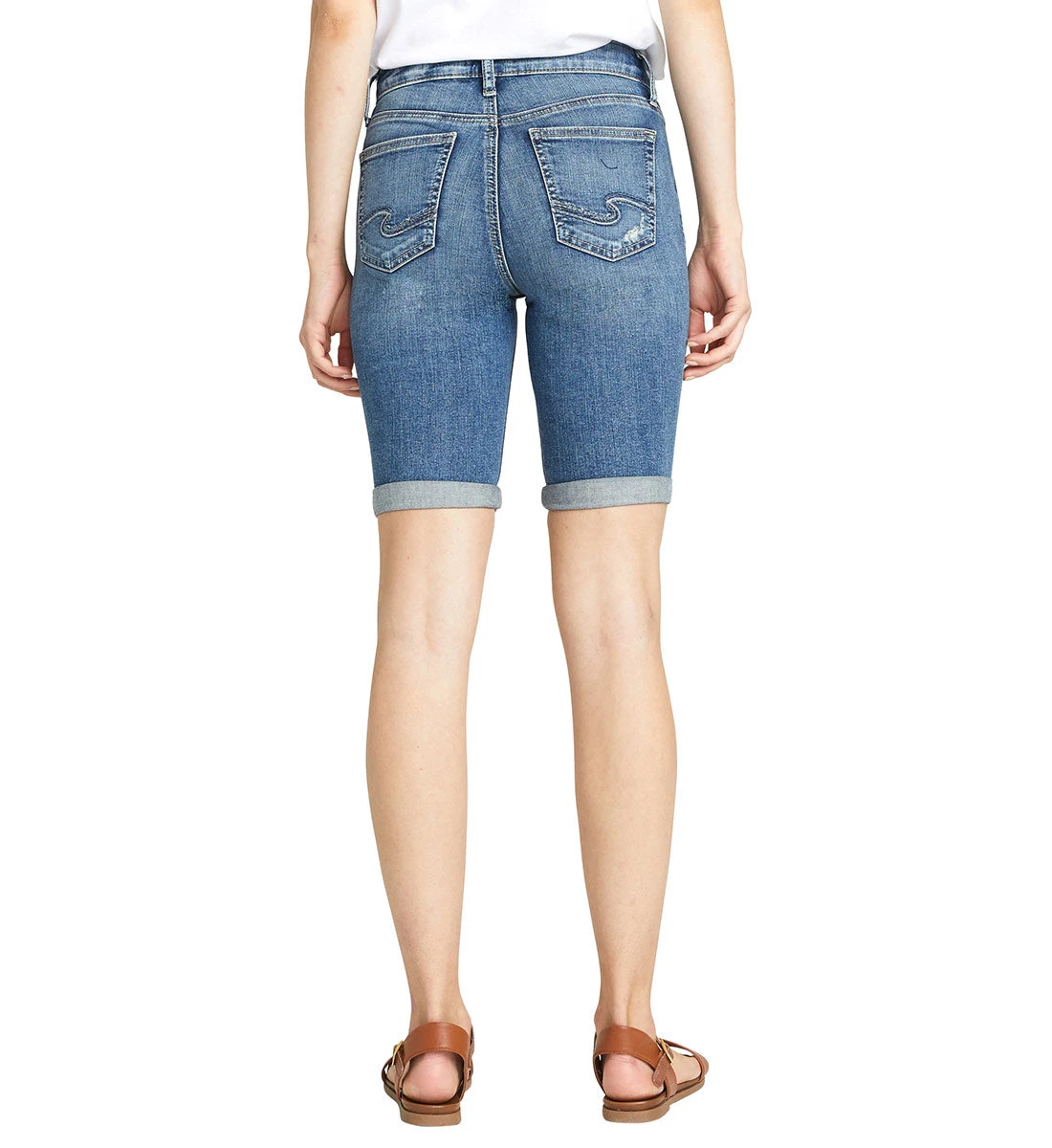 'Silver Jeans' Women's Avery Bermuda Short - Indigo 2 'Silver Jeans' Women's Avery Bermuda Short - Indigo - Image 2
