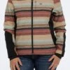 'Cinch' Women's Blanket Stripe Bonded Jacket - Multi