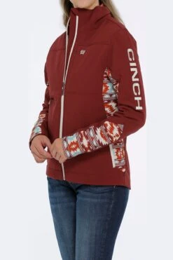 'Cinch' Women's Concealed Carry Bonded Jacket - Burgundy -Outdoor Clothing Shop MAJ9857001 2 1024x1024@2x