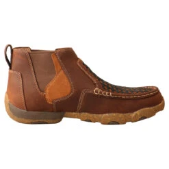 'Twisted X' Men's 4" Chelsea Basket Weave Driving Moc - Oiled Saddle -Outdoor Clothing Shop MDMG005 RT 4800x4800 95517.1618263309 1024x1024@2x