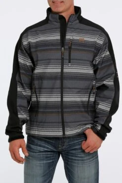 'Cinch' Men's Bonded Jacket - Black