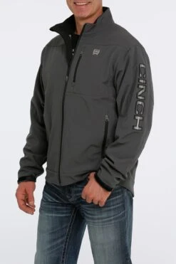 'Cinch' Men's Lined Bonded Jacket - Grey -Outdoor Clothing Shop MWJ1567002 3 1024x1024@2x