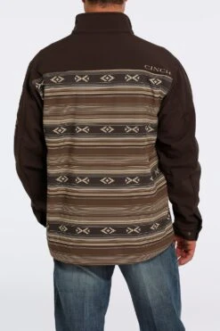 'Cinch' Men's Bonded Jacket - Brown Aztec -Outdoor Clothing Shop MWJ1583002 3 1024x1024@2x