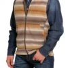 'Cinch' Men's Polar Fleece Vest - Brown