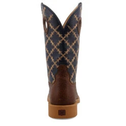 'Twisted X' Men's 12" Tech X Western Square Toe - Rustic Brown/ Navy -Outdoor Clothing Shop MXTR004.04 4800x4800 R 1024x1024@2x