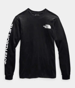 'The North Face' Men's Long Sleeve Hit T-Shirt - TNF Black -Outdoor Clothing Shop NF0A471K JK3 altfront 1024x1024@2x