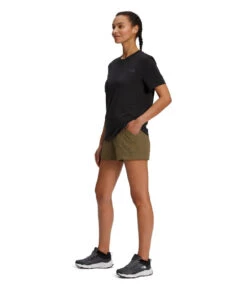 'The North Face' Women's Paramount Short - Military Olive -Outdoor Clothing Shop NF0A4APC 37U model34 1024x1024@2x