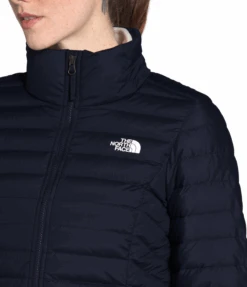 'The North Face' Women's Stretch Down Jacket - Aviator Navy -Outdoor Clothing Shop NF0A4P6I RG1 modelclose1 1024x1024@2x