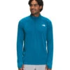 'The North Face' Men's Wander 1/4 Zip - Banff Blue